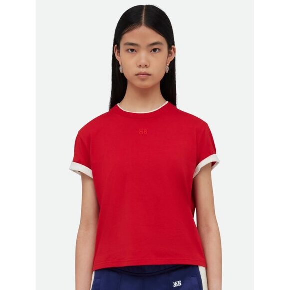 Wales Bonner Horizon T Shirt in Red - Picture 2 of 5